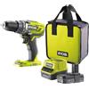 RYOBI Set avvitatore a batteria 18 V ONE+ R18DD3-120S, con 1 batteria al litio d