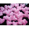 C.X.Y. N.500pz CORIANDOLI CUORICINO ROSA LANCIO RISO SPOSI NOZZE MATRIMONIO PER TAVOLA