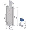 Securemme SERRATURA PER BASCULANTE DOPPIA MAPPA 2240 (2240XZB2008AB2) SECUREMME