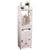 Cecaro Group - Armadio Stretto in MDF - Bagno Slim in Plastica con Cassetti