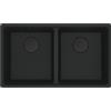 FRANKE 114.0661.682 LAVELLO 2 VASCHE 76x44 IN FRAGRANITE NERO MATT