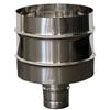 C LINE AIR C FUMAIOLO A BOTTE INOX TONDO INOX D 15CM- 1,0 pz