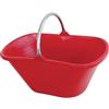 STEFANPLAST CESTA RACCOLTA OVALE MANICO FISSO STEFANPLAST - PPL/ACCIAIO ROSSO LT 25- 10 p...