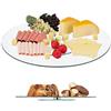 relaxdays Vassoio da Portata, Girevole a 360°, Formaggiera, Stuzzichini, Dolci,