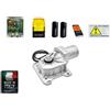 DIEFFEMATIC KIT CROMO 1 ANTA AUTOMAZIONE CANCELLO BATTENTE 230V INTERRATO APRICANCELLO