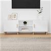 vidaXL Mobile Porta TV Bianco 150x30x50 cm in Legno Multistrato