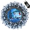 Qedertek Luci Albero di Natale, Catena Luminosa 20M 200 LED, Luci di Natale Este