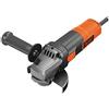 BLACK & DECKER BEG210-QS Smerigliatrice angolare in Cartone, 115mm, Arancio/Nero