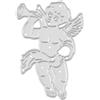 Nellie's Choice Fustella natalizia a forma di angelo, 4,2 x 5,7 cm, accessori pe