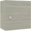 SAVINIDUE MOBILE PENSILE CUBO PER BAGNO MULTIUSO L45xP15x45H SAVINIDUE 1 ANTA ROVERE 45x45