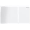 Geberit PLACCA DI COMANDO GEBERIT SIGMA 70 SQUARE VETRO BIANCO 115.622.SI.1