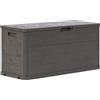 vidaXL Baule da Giardino 280 L Marrone
