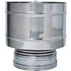 C LINE AIR C FUMAIOLO A BOTTE INOX DOP PARETE D 13/18CM- 1,0 pz