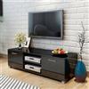 vidaXL Mobile Porta TV Nero Lucido 120x40,5x35 cm