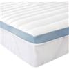 Topper Singolo 80 X 190 Cm in Memory Foam, 5 Cm Coprimaterasso Con Angoli Elasti
