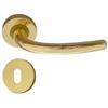 COTTALI MANIGLIA VEGA CON ROSETTA IN ZAMA FINITURA OTTONE LUCIDO COPPIA - 2 coppia CO...