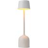 Pyramidea LRP12 PYRAMIDEA LUXRAY LAMPADA DA TAVOLO LED IN METALLO RICARICABILE REGOLABILE