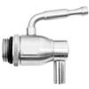 Megashopitalia Rubinetto in Acciaio Inox a Sfera per Fusto Olio Vino Birra con B