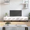 vidaXL Mobile Porta TV Bianco 150x36x30 cm in Legno Multistrato