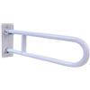 Nofer Barra pieghevole disabili maniglione ribaltabile acciaio inox bianco 80 cm nofer