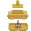 RB VALVOLA A SFERA GAS CON SCATOLA ISPEZIONABILE DA INCASSO 3/4 x 18 DN 15