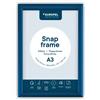 Europel cornice a scatto DIN A3, blu, sistema Easy-Click, profilo 25x11 mm, allu