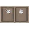 FRANKE 114.0661.688 LAVELLO 2 VASCHE 76x44 IN FRAGRANITE OYSTER