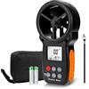 LYCEBELL Anemometro Digitale, LC-100-WM Anemometro Barometro Portatile con Veloc