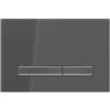 Geberit PLACCA DI COMANDO GEBERIT SIGMA 50 SQUARE NERO E NERO CROMATO 115.671.DW.2