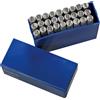 SW-Stahl, Punzoni con lettere dell'alfabeto, 6 mm, 08803L