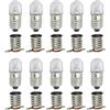 MeetUs 10 set Lampadine LED 6v Bianco Caldo AC E10 Lampadine SMD 0,5 W 60LM Lamp