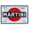 Nostalgic-Art Targhe Vintage, Martini - Logo White - Idea regalo per amanti dei