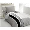 Home Linge Passion Parure copripiumino 140 x 200 Mimosa, colore: Nero