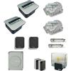 NICE KIT CANCELLO A BATTENTE ME3000 MFAB3000 3M M-FAB INTERRATO NICE CON CASSE CASSA