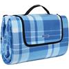 SONGMICS - Coperta da Picnic XXL in Pile, Impermeabile, con Maniglia, 200 x 200