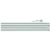 Viro 8217.0028 Kit Coppia Aste per Serrature per Porte Basculanti, Acciaio