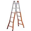 Gierre SCALA TELESCOPICA PEPPINA IN ACCIAIO 5+5 g. ap. cm.481h. cm.56x18x141h. Kg.17...