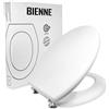 Copriwater Universale in Legno, Sedile WC per Bagno, Tavoletta Copri WC Resisten