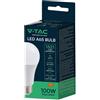 v-tac LAMPADINE LED E27 V-Tac 10X LAMPADE Bulbo da 15W Luce Calda Naturale Fredda