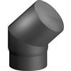 DK Curva Acciaio al Carbonio Smaltato 45° MF per Stufe a Legna Dk Ø 130
