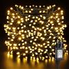 BrizLabs Luci Albero di Natale Esterno, 80M 800 LED Catena Luminosa Bianco Caldo