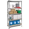 Bizzotto Scaffale in kit zincato 90x45x180 cm E600Z 175 Bizzotto Scaffalature