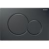 Geberit PLACCA DI COMANDO GEBERIT SIGMA 01 ROUND NERO LUCIDO 115.770.DW.5