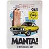 Nostalgic-Art Targhe Vintage, Opel - Manta! GT/E - Idea Regalo per Accessori per
