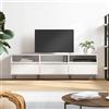 vidaXL Mobile Porta TV Bianco 150x30x44,5 cm in Legno Multistrato