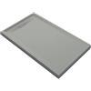 Geberit PIATTO DOCCIA GEBERIT SESTRA RETTANGOLARE 80X120 GRIGIO IN RESIN STONE