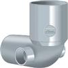 NICOLL Curva WC con 2 Attacchi Laterali Nicol Ø 100 x 50 x 50
