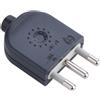 ELECTRALINE SPINA 16A 2P+T NERO FIG.3