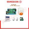 AMC KIT allarme antintrusione filare con tastiera e modulo 4G incluso - AMC KIT 951
