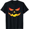 Giant Jack O' Lantern Face Halloween Pum Gigante Jack O' Lanterna Volto Halloween Zucca Divertente Maglietta